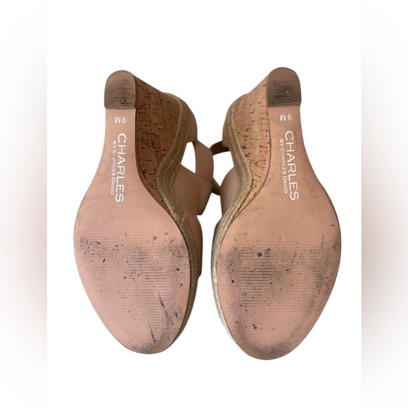 EUC Charles David Cork Wedges Size 9 - Picture 12 of 12